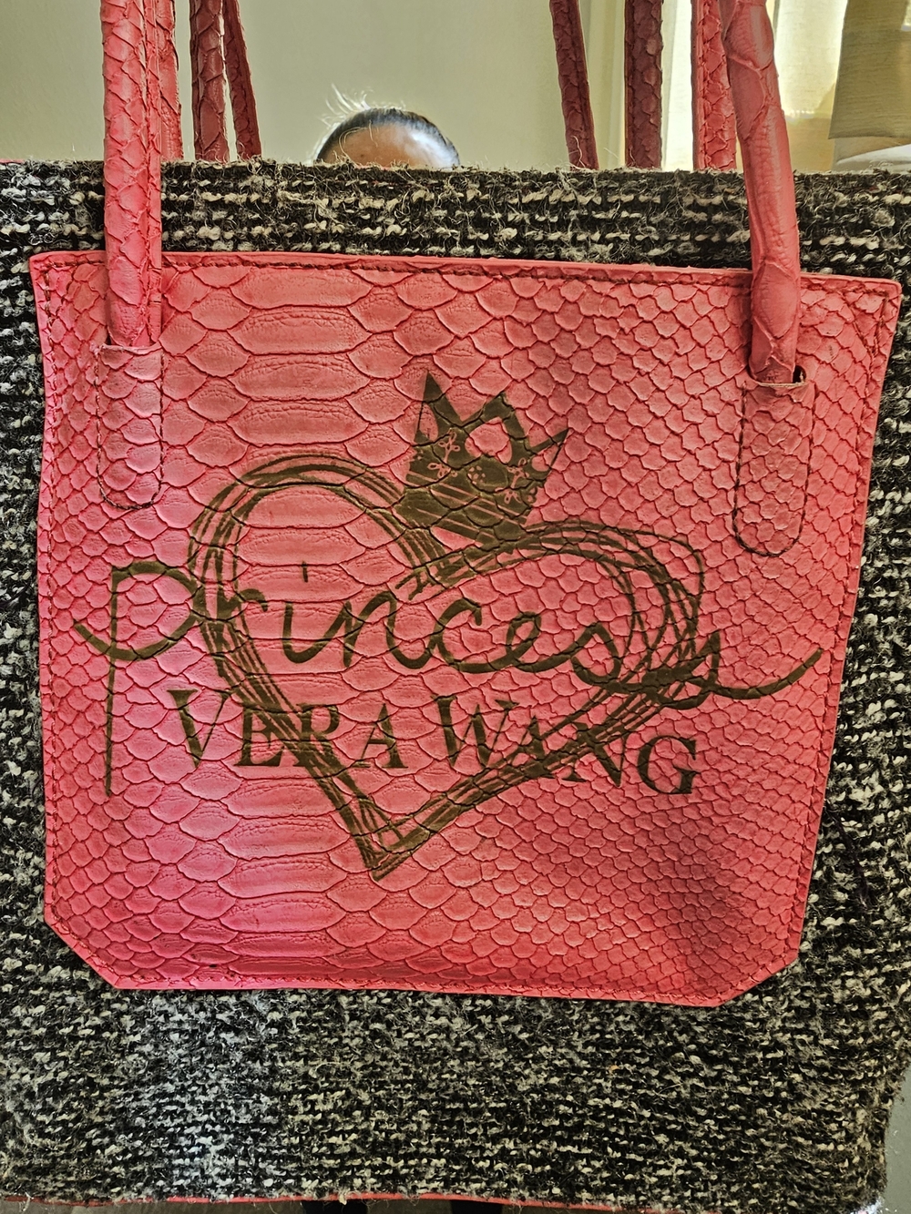 Vera Wang Pink 'Princess' Heart Tote